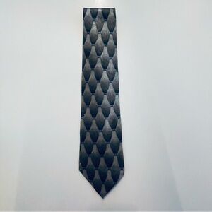 Men's Textured Black Dress Tie - Classic Pattern- The Nature Conservancy,